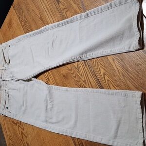 AG ADRIANO GOLDSCHMIED Jeans Mens 31 MATCHBOX Creme Ivory SLIM STRAIGHT Used